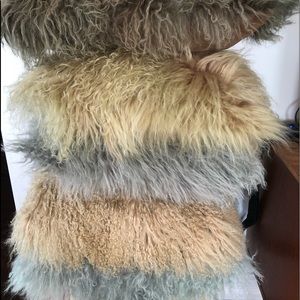 MONGOLIAN LAMB PILLOWS